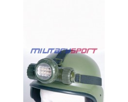   Miltec  KOPFLAMPE 8 LED ARMY OLIV (налобный фонарик)
